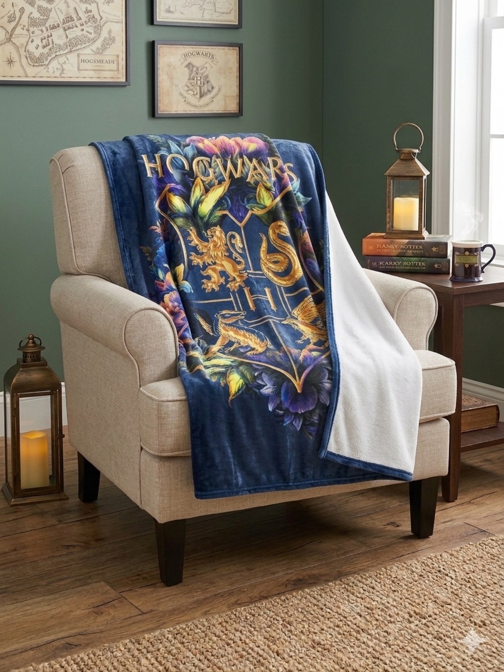 50 x 60 (large) Plush Throw Blanket - Navy Blue